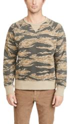 Madewell Tiger Camo Crew Neck Sweatshirt