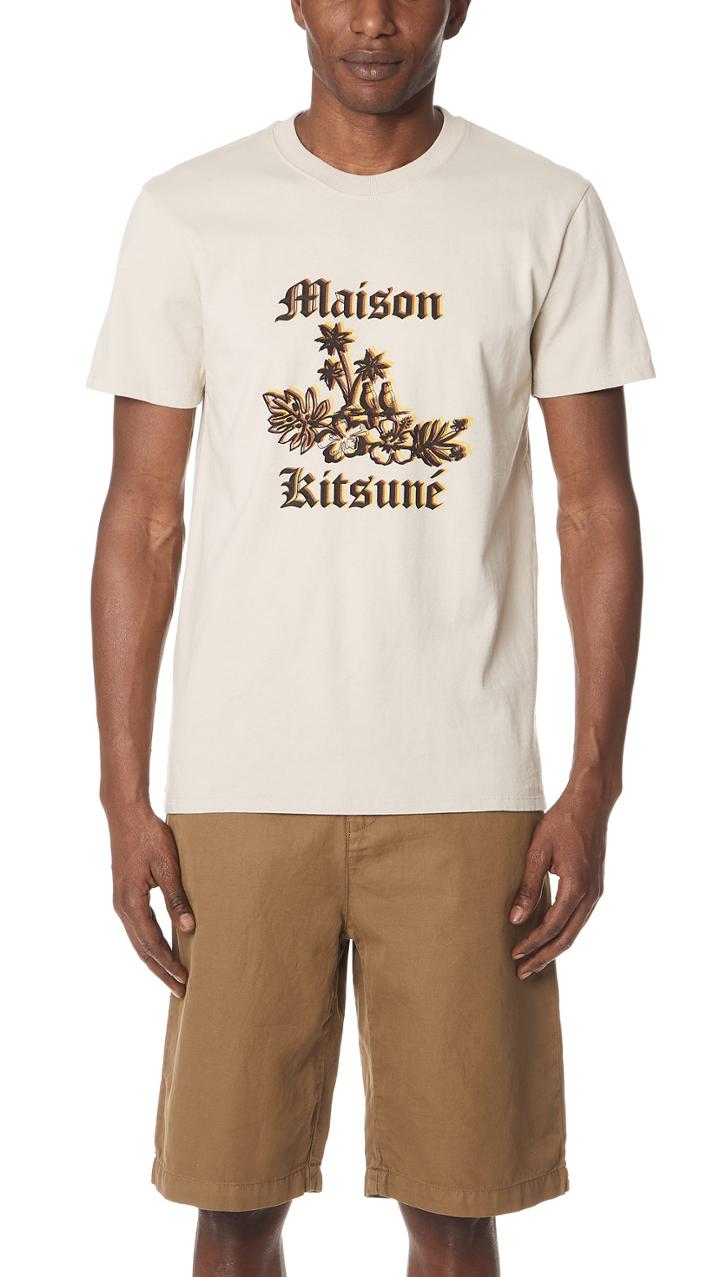 Maison Kitsune 3d Bird Tee