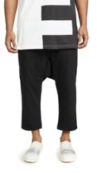 Rick Owens Drkshdw Cropped Drawstring Trousers