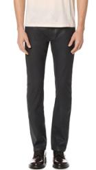 Calvin Klein Collection Gypsum Waxed Jeans