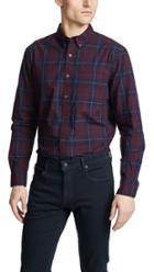 Club Monaco Slim Button Down Plaid Shirt