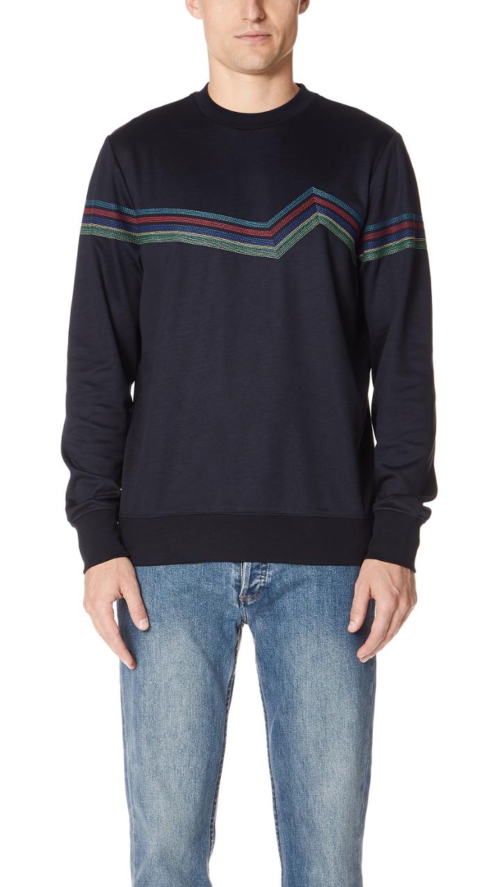 Ps By Paul Smith Stripe Sweatshirt