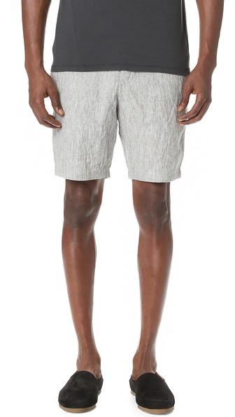 Wings Horns Washed Linen Officer Shorts