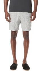 Wings Horns Washed Linen Officer Shorts