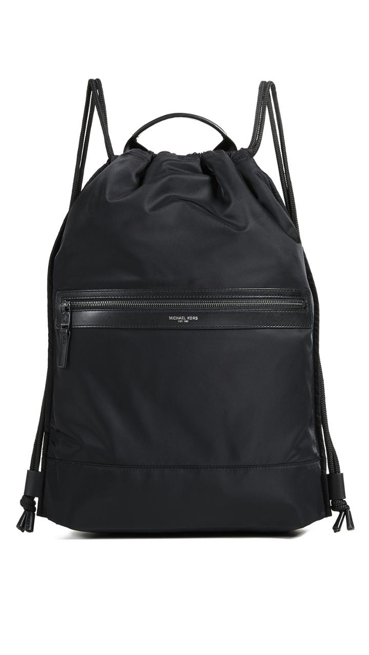 Michael Kors Kent Flat Drawstring Backpack