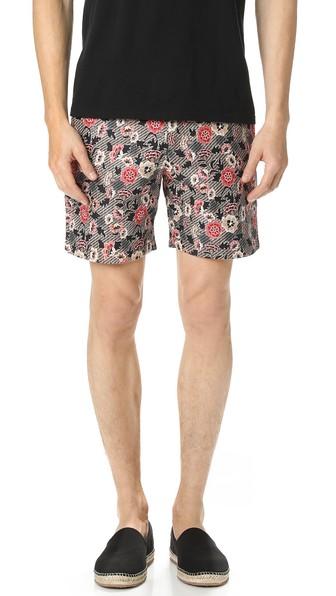Club Monaco Floral Baxter Shorts