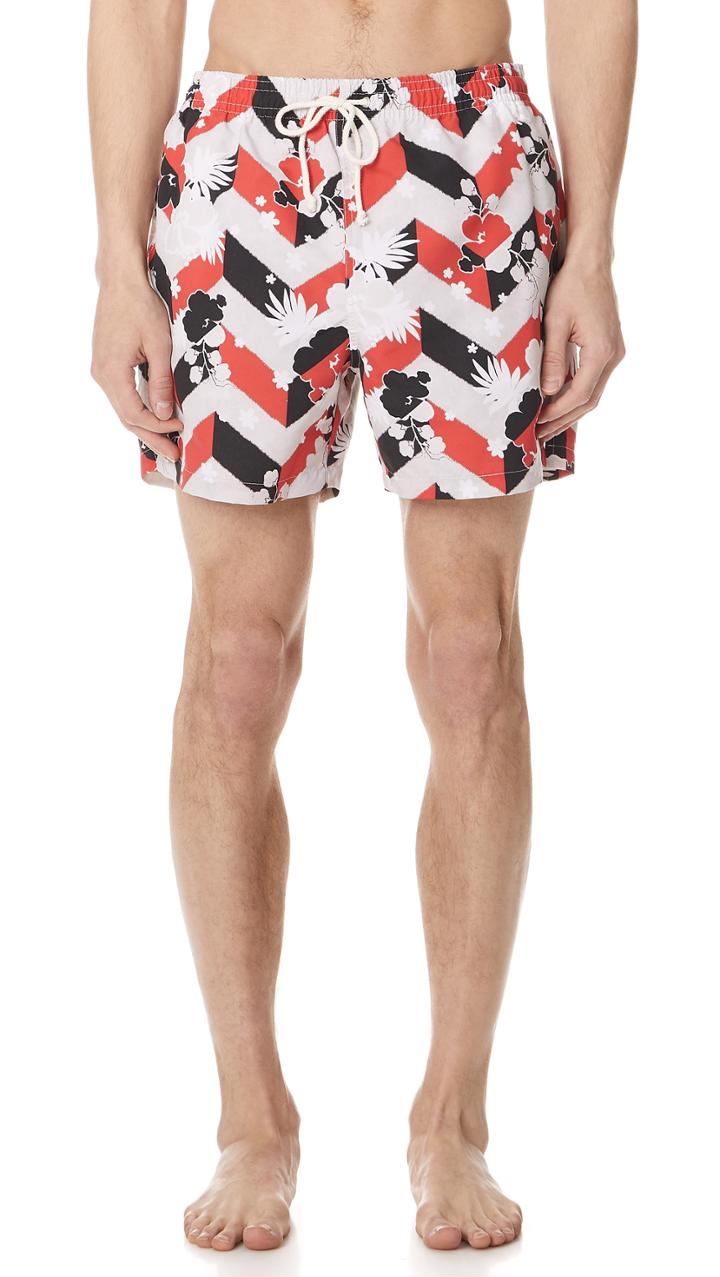 Maison Kitsune Venice Swim Shorts