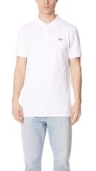 Maison Kitsune Par Perm Polo Shirt With Tricolor Fox Patch