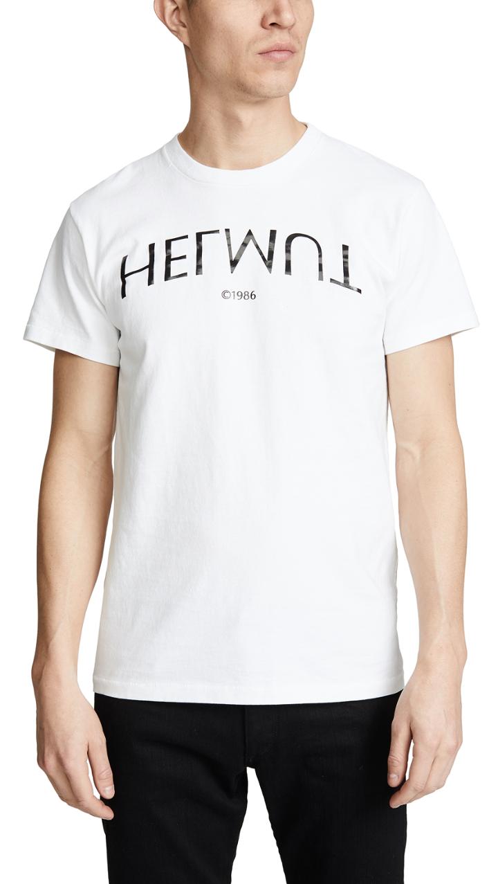 Helmut Lang Logo Hack Tee
