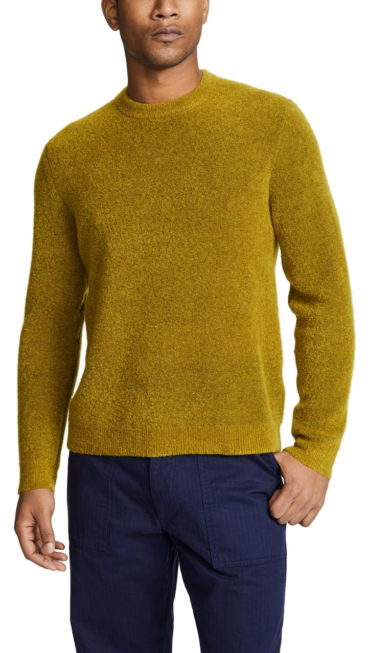 Club Monaco Boucle Crew Neck Sweater