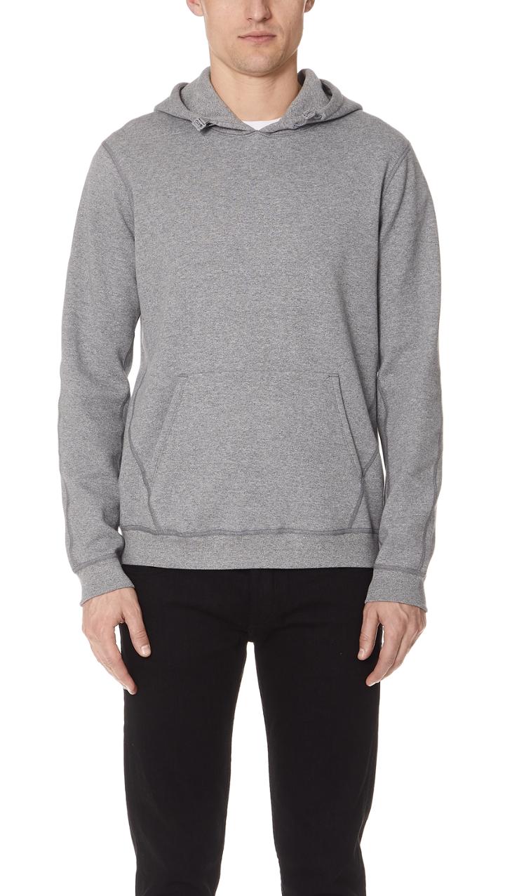 Reigning Champ Bonded Interlock Pullover Hoodie