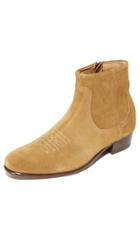 H By Hudson Winston Suede Zip Boots
