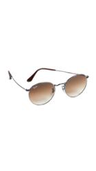 Ray Ban Round Flat Lens Sunglasses