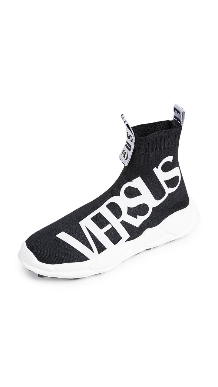 Versus Logo Sock Sneakers