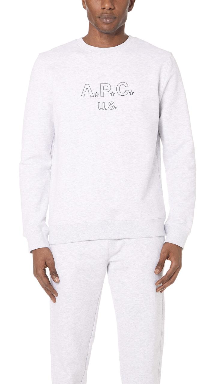 A P C Us Star Sweatshirt