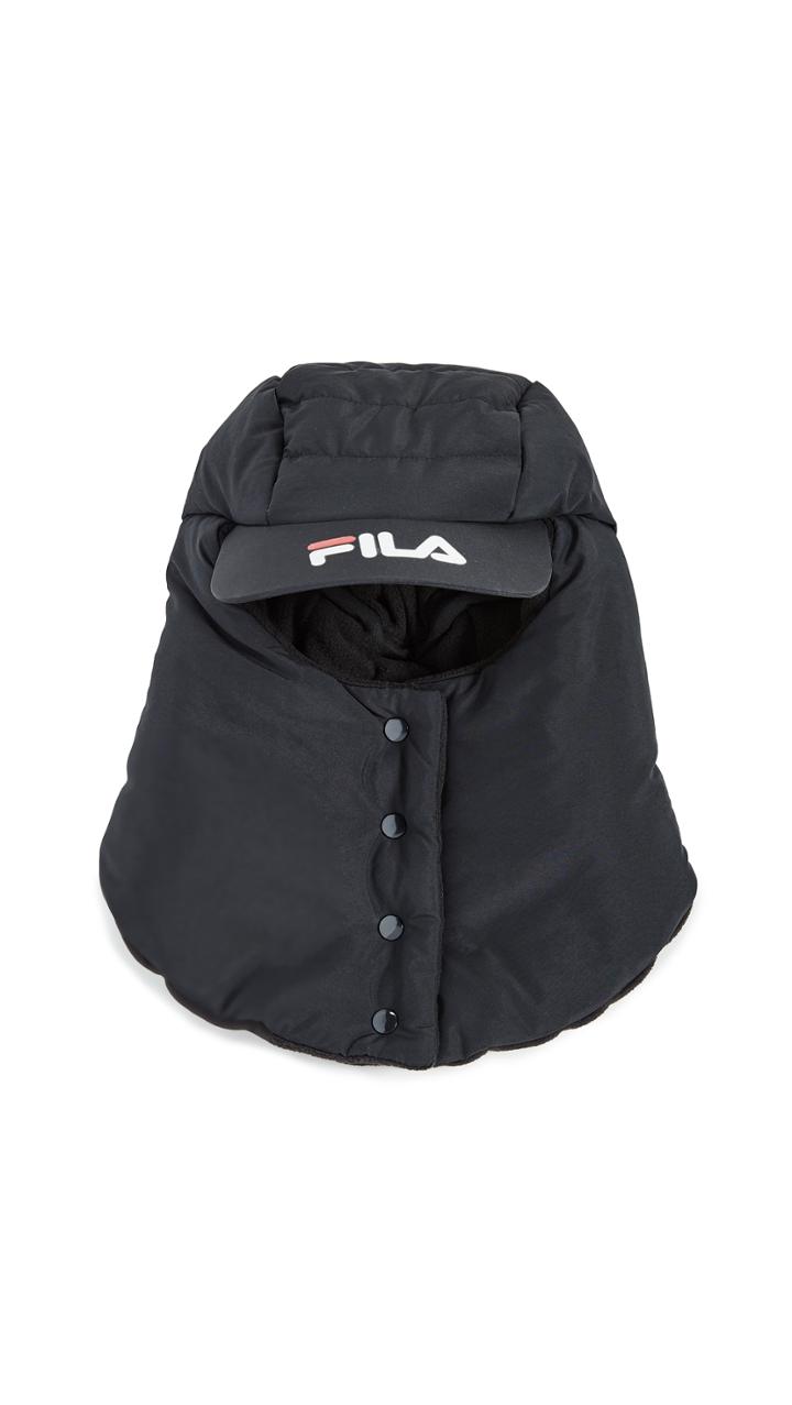 Fila Quilted Puffer Balaclava With Micro Fleece Lining