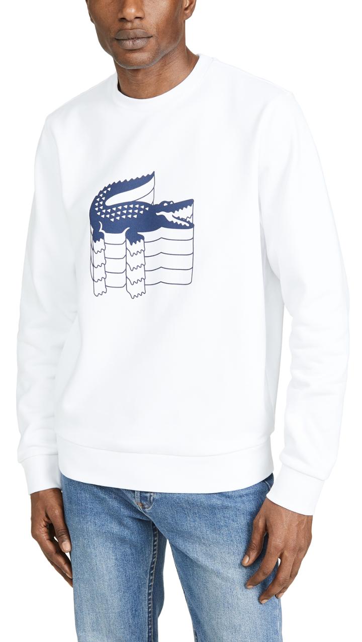 Lacoste Multi Croc Logo Sweatshirt