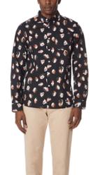 Saturdays Nyc Crosby Spots Long Sleeve Shirt