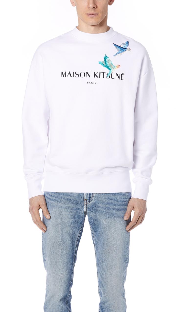 Maison Kitsune Lovebirds Sweatshirt