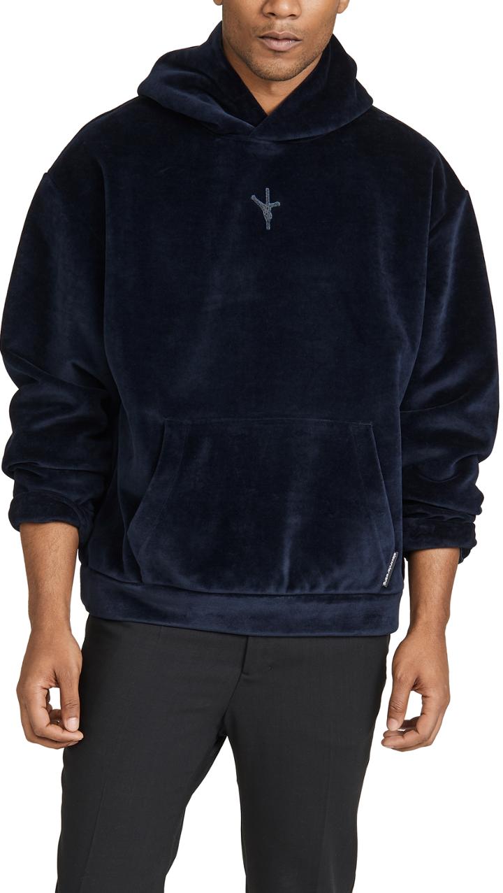 Alexander Wang Bonded Velour Hoodie