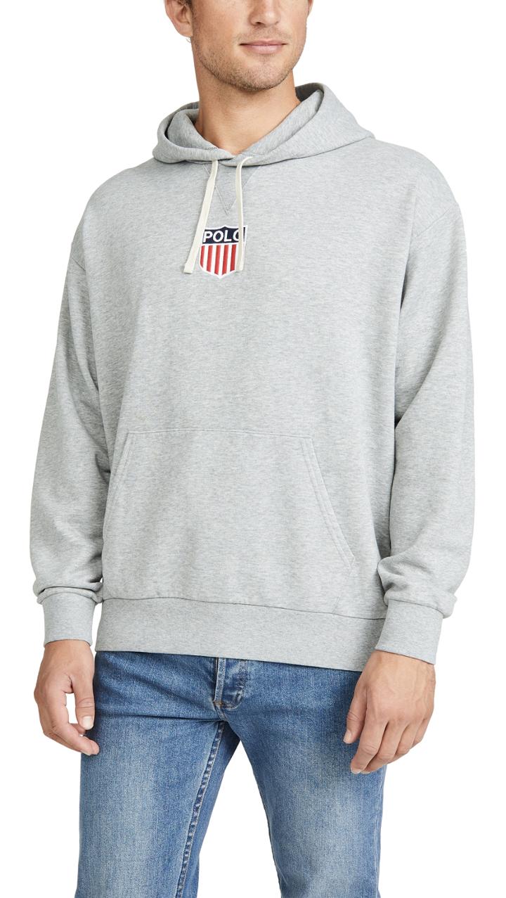 Polo Ralph Lauren Chariots Crest Logo Pullover Hoodie