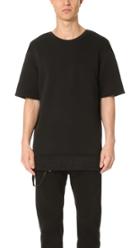 Helmut Lang 3d Neoprene Box Fit Short Sleeve Crew Tee