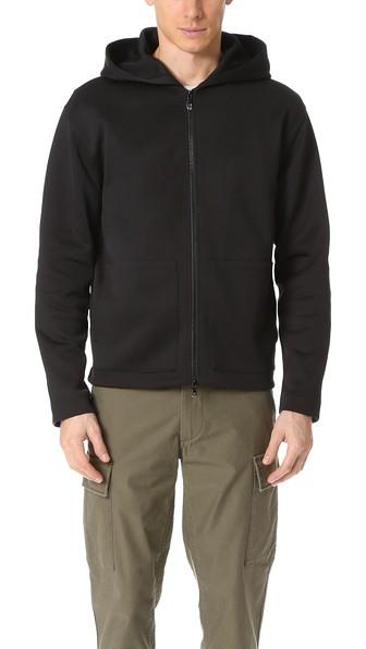 Vince Patch Pocket Square Hoodie