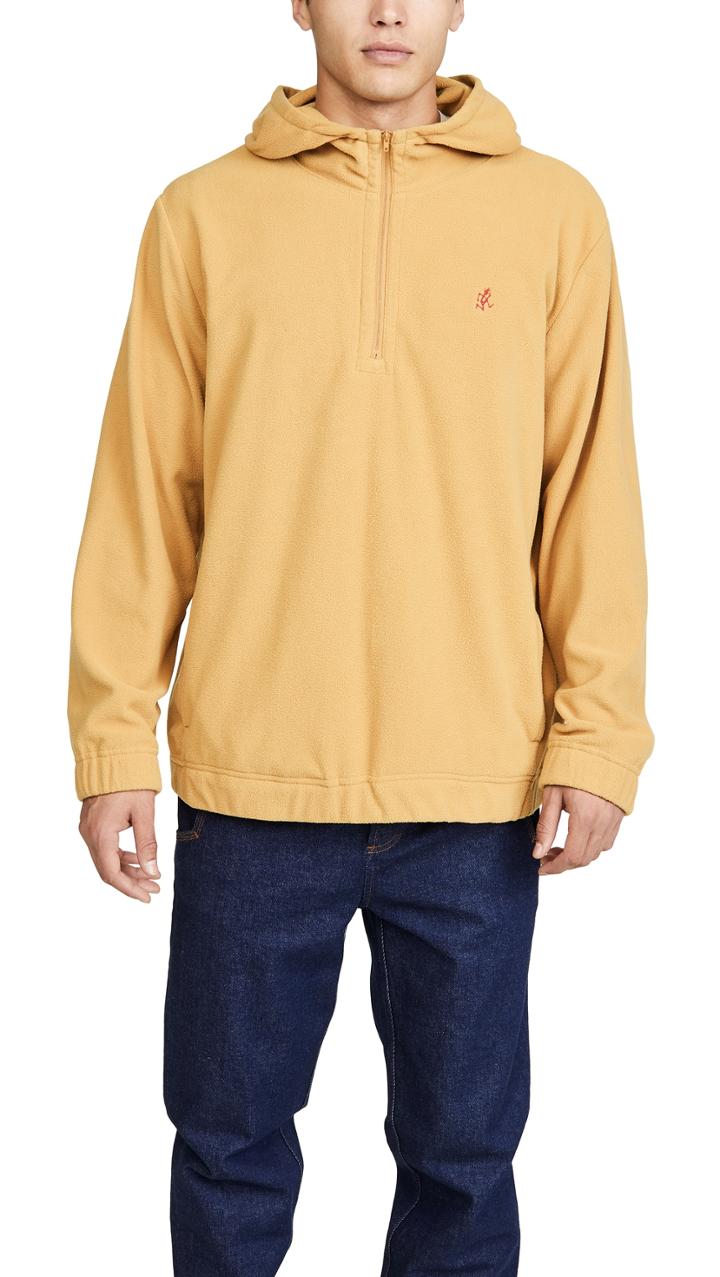 Gramicci Japan Quarter Zip Fleece Hoodie