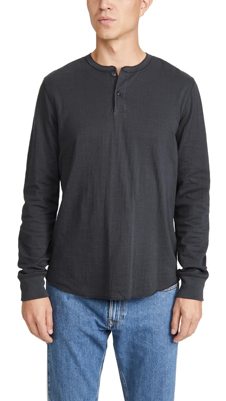 Madewell Duo Fold Long Sleeve Henley