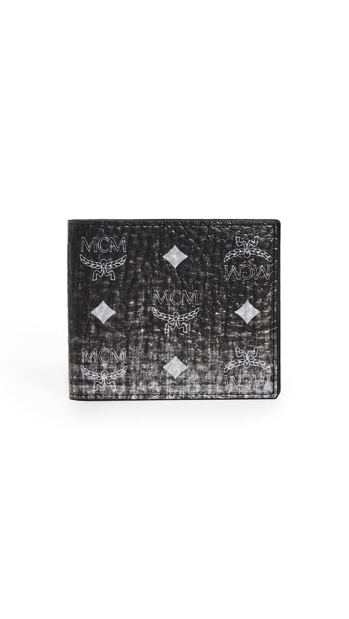 Mcm Gradation Visetos Flap Bifold Wallet
