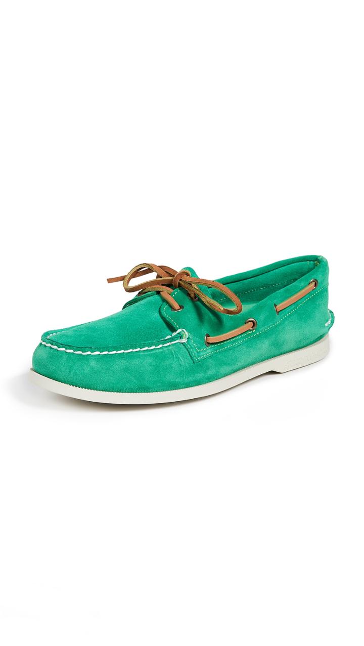 Sperry A O 2 Eye Suede Shoes