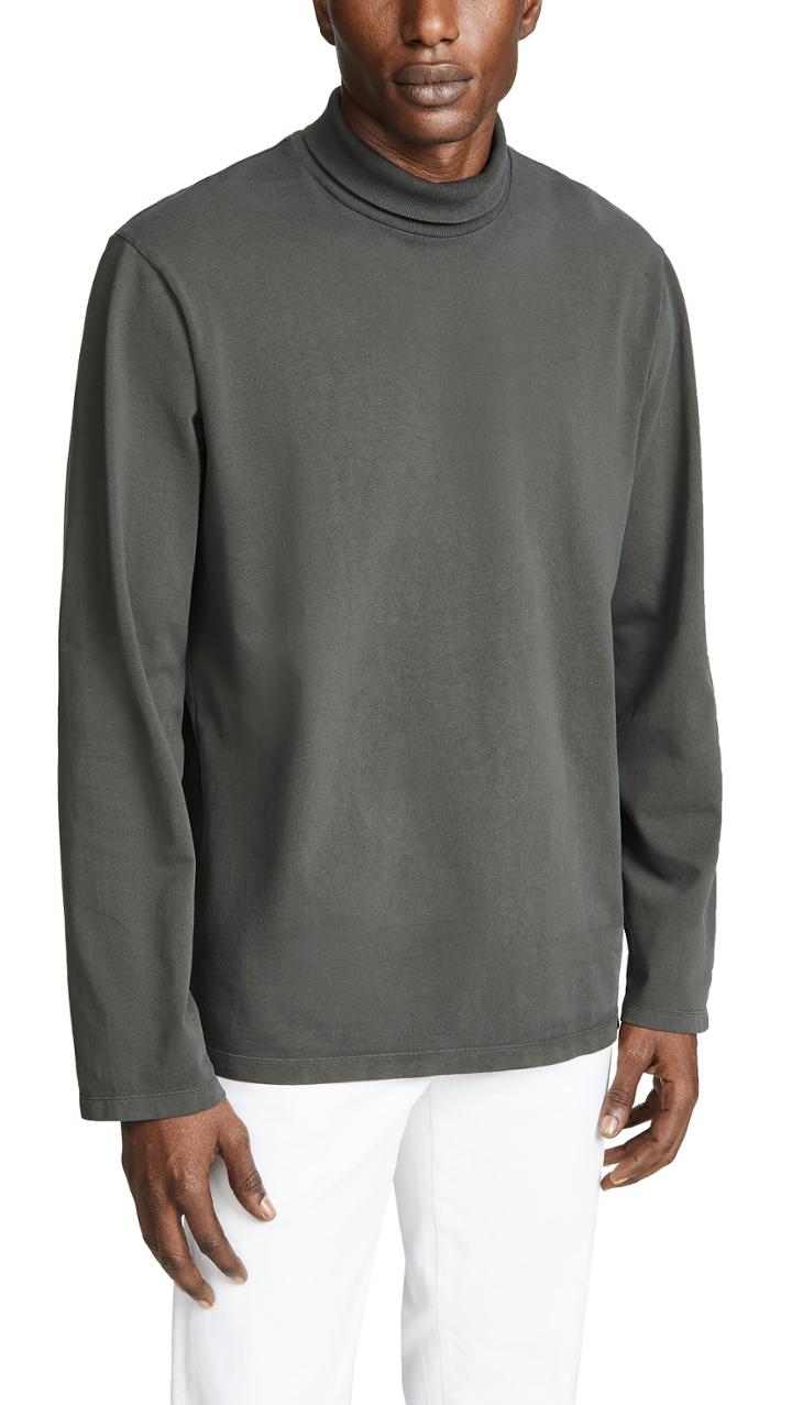 Our Legacy Long Sleeve Jersey Turtleneck Shirt