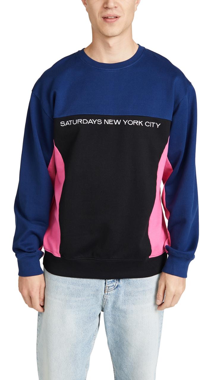 Saturdays Nyc Bondi Crew Neck Sweatshirt