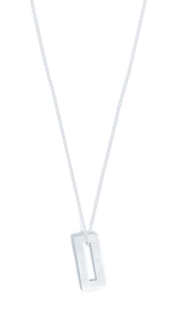 Le Gramme 1 5g Small Brushed Chain Necklace