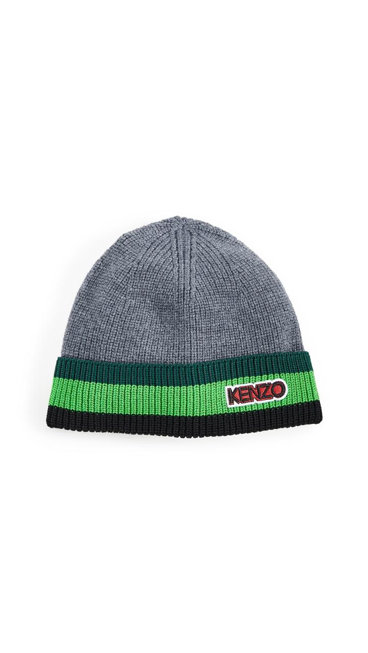 Kenzo Logo Tag Knit Beanie