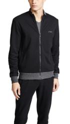 Emporio Armani Melange Terry Zip Sweater