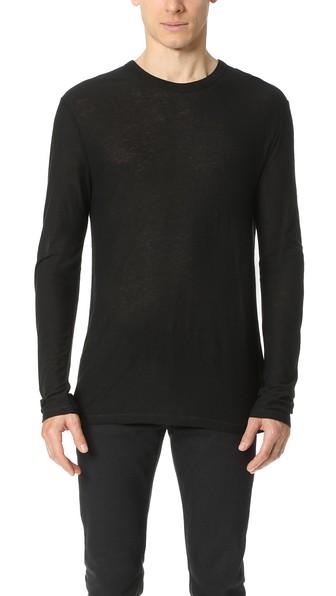 T By Alexander Wang Slub Long Sleeve T Shirt