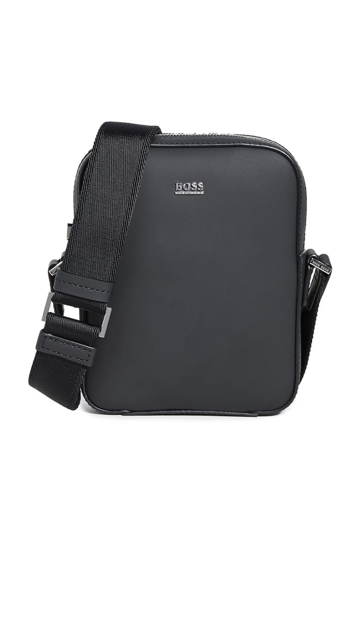 Boss Hugo Boss Signature Rubberized Small Crossbody Bag