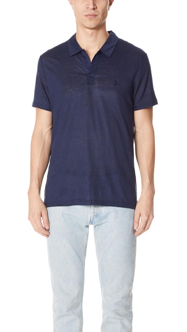 Vilebrequin Linen Jersey Polo Shirt