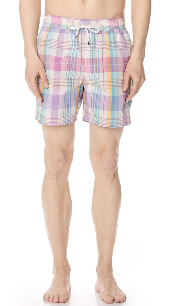 Polo Ralph Lauren Madras Plaid Swim Trunks