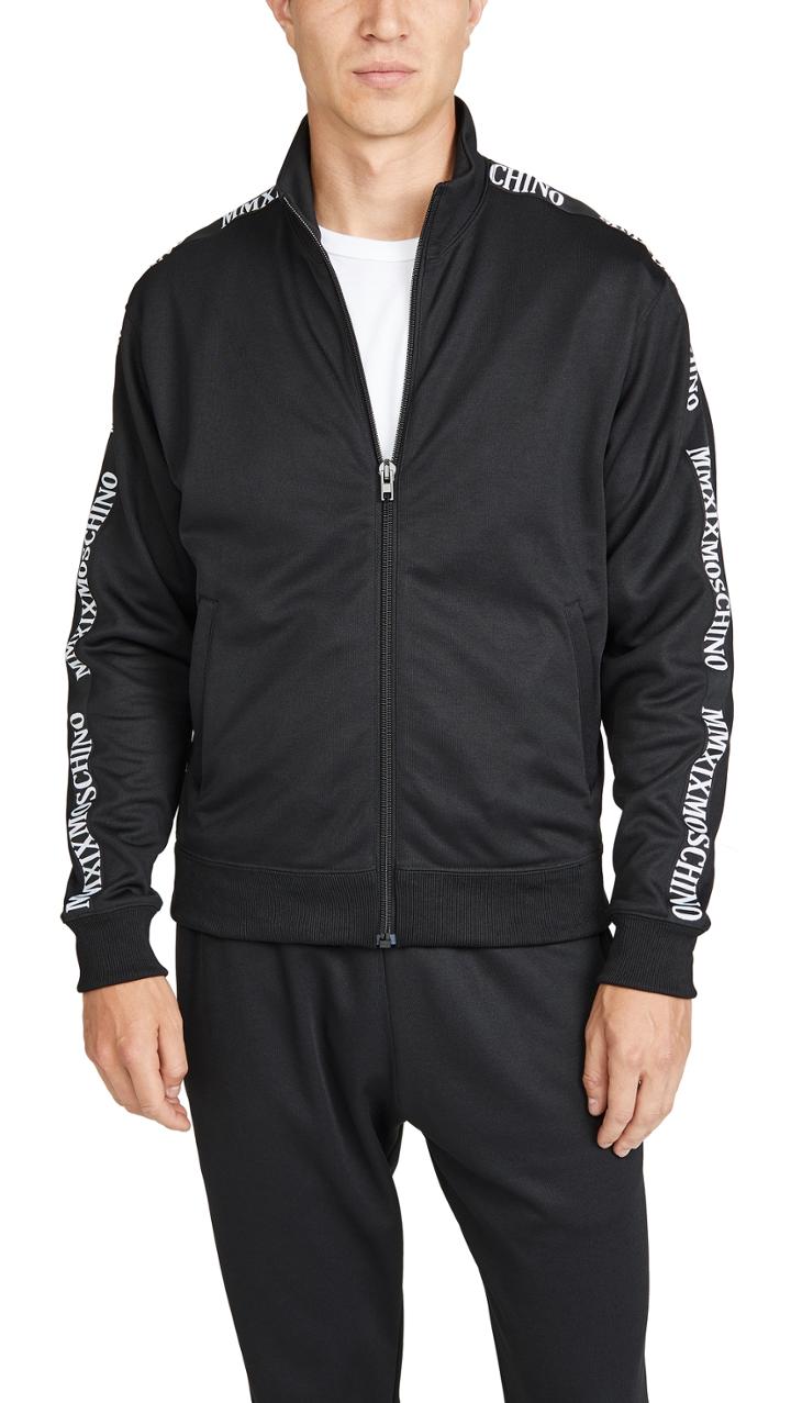 Moschino Track Jacket With Logo Taping