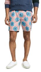 Barney Cools Rose Hibiscus Amphibious 17 Shorts