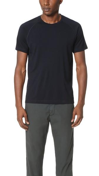 Z Zegna Techmerino Jersey Short Sleeve Crew Tee