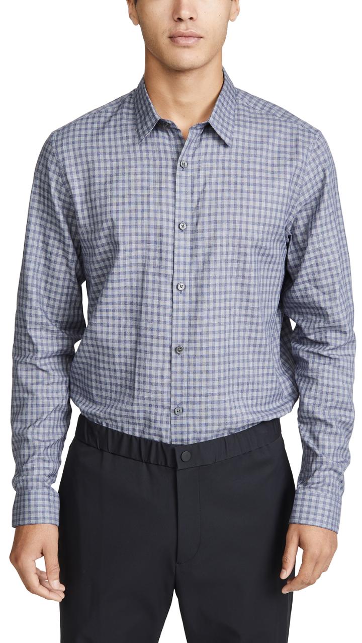 Theory Irving Visby Button Down Shirt