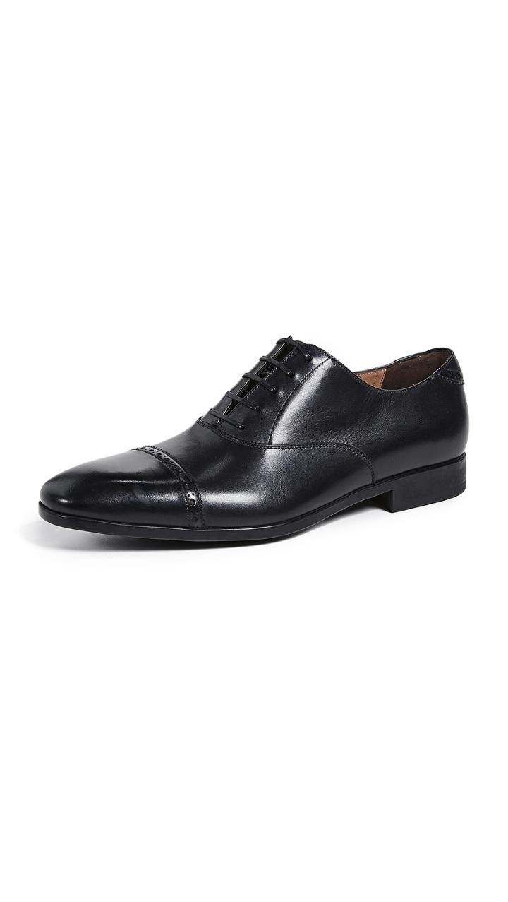 Salvatore Ferragamo Boston Cap Toe Lace Up Shoes