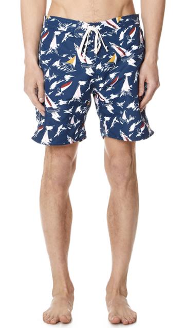 Bather Sail Surf Trunks