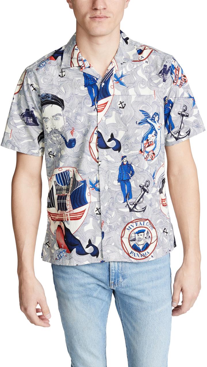 Gitman Vintage Lost At Sea Button Down Shirt