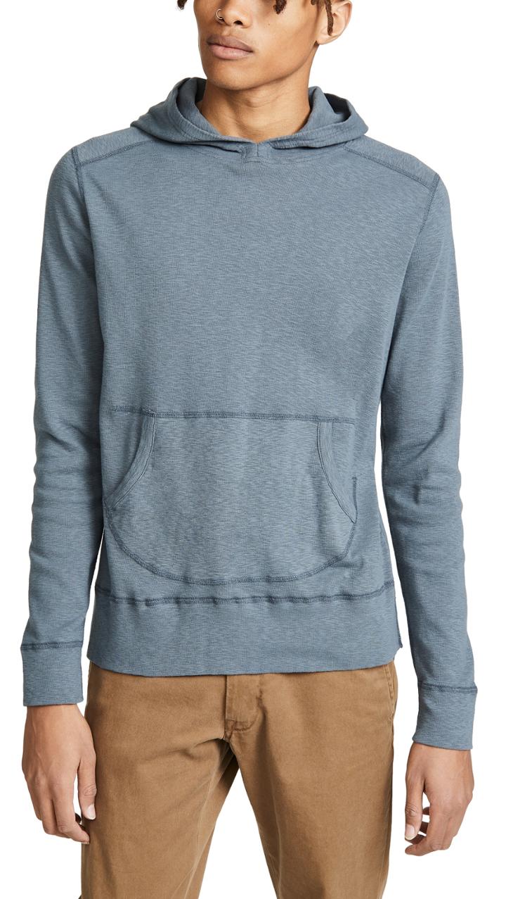 Wings Horns 1x1 Slub Hooded Pullover