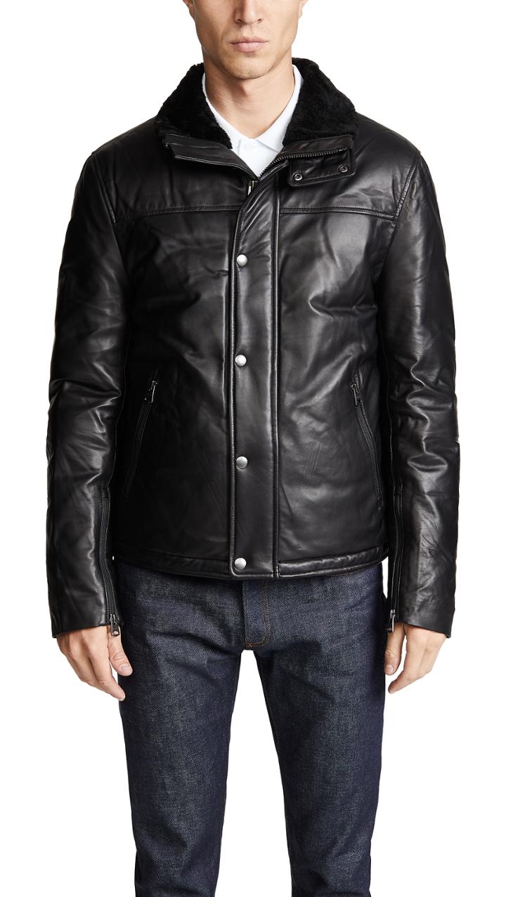 Mackage Willard Down Leather Jacket
