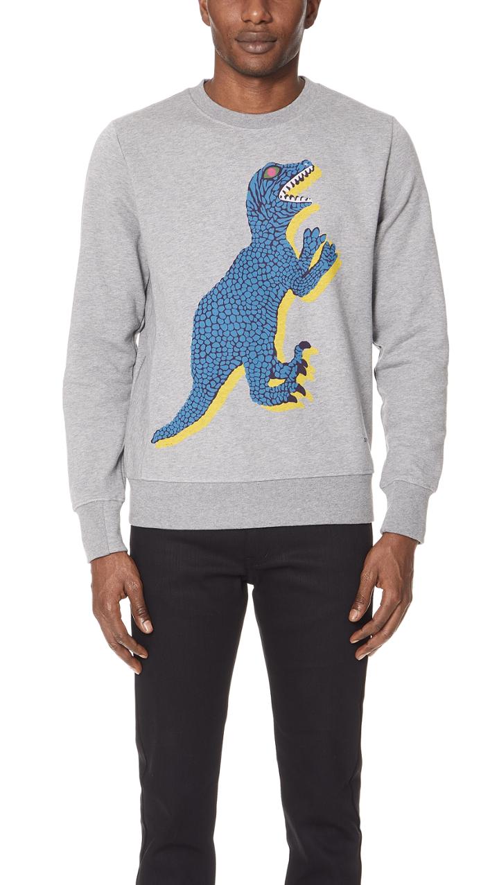 Ps By Paul Smith Long Sleeve Dino Sweatshirt